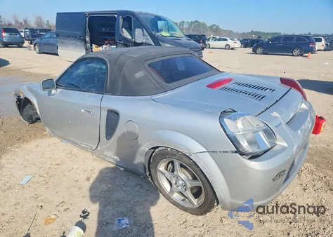 2001 Toyota Mr2 Spyder z USA, uszkodzony, nr VIN JTDFR320810028676